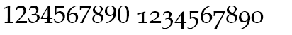 Texto que usa conjuntos de números de estilo antiguo OpenType
