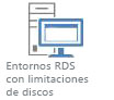 Entornos de RDS con limitaciones de disco