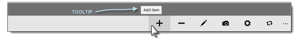 Información sobre el botón Inicio mientras el cursor se mantiene sobre él