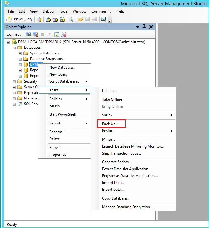 Captura de pantalla que muestra la opción Seleccionar copia de seguridad.