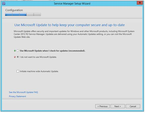 Captura de pantalla que muestra las actualizaciones de Microsoft.