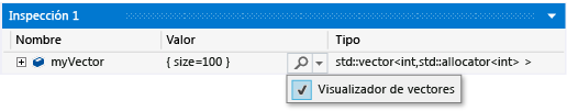 UIVisualizer menu shortcut menu