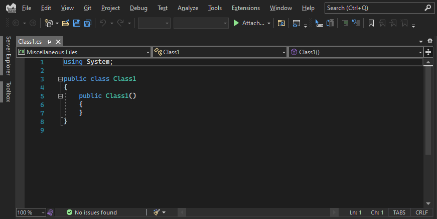 Screenshot of a C# code file in Visual Studio 2022.
