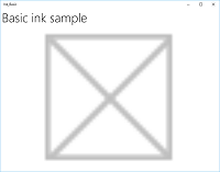 Captura de pantalla de InkCanvas en blanco con una imagen de fondo.