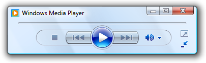 screen shot of media player buttons 