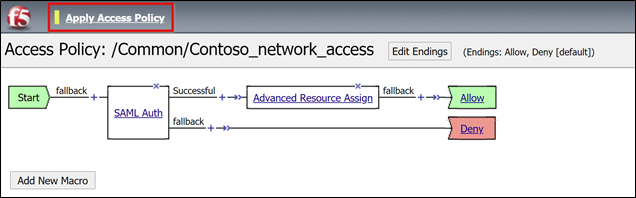Image shows new access policy manager