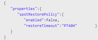Ejemplo de código de error para usar la versión correcta de la API.