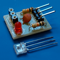 Imagen de un módulo sensor receptor de láser