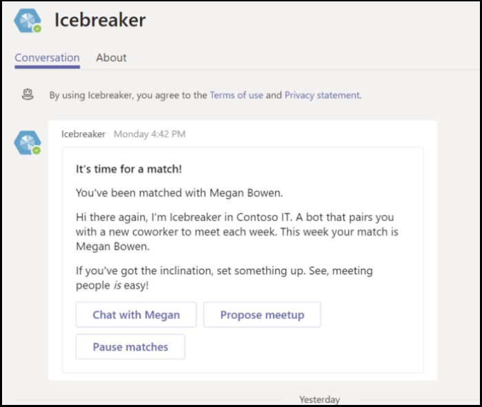 Icebreaker app
