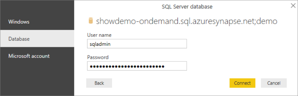 Use SQL login.