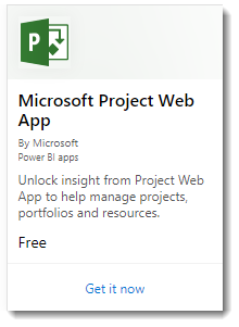 Microsoft Project web app