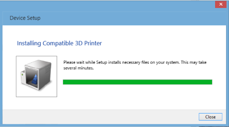 installing compatable 3d printer .