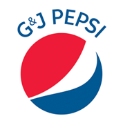 Logo G&J Pepsi-Cola Bottlers.