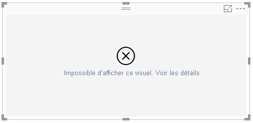 Screenshot showing an R visual error message.