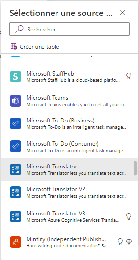 Connectez-vous à Microsoft Translator.