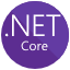 Cette illustration montre le logo ASP.NET Core