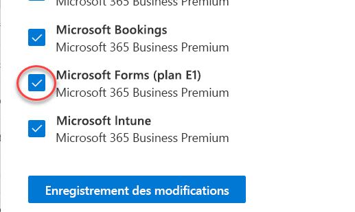 Bascule Microsoft Forms