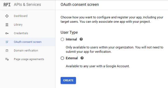 Capture d’écran de l’écran de consentement OAuth.