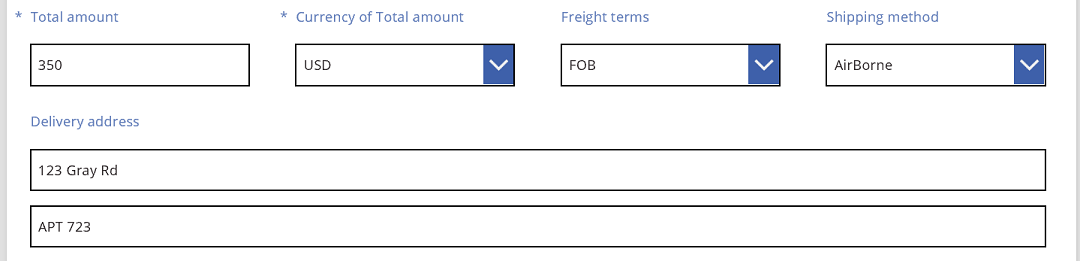 Modification du nom de l’étiquette de la deuxième ligne de l’adresse de livraison de la commande client pour la hauteur.