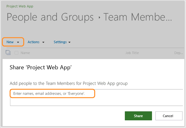 Add accounts to a group for PWA (PS 2013)
