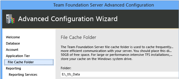 File cache folder