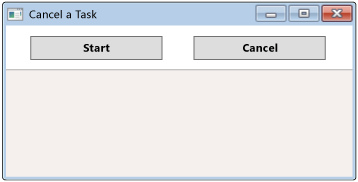 Fenêtre WPF avec un bouton d'annulation