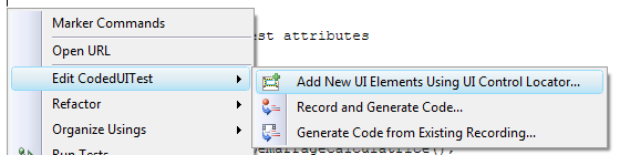 Add New UI Elements Using UI Control Locator...
