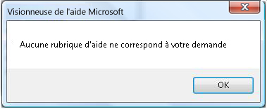 Message d’erreur de la Visionneuse de l’aide Microsoft Office