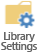 Icône des paramètres de la bibliothèque SharePoint 2013