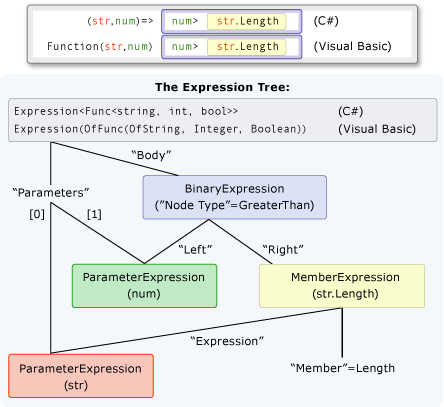 Diagramme de l'arborescence de l'expression