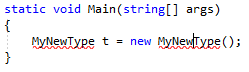 Highlighted code C#