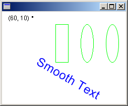 capture d’écran d’une fenêtre qui contient une image et spécifie le point d’origine