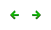 capture d’écran de deux petites flèches vertes 