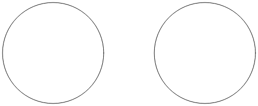 Deux cercles
