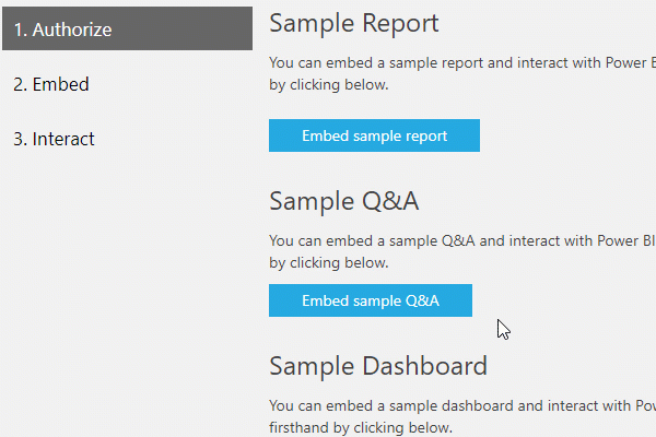Animated image that shows the embedded Q and A feature. When a user modifies the question, the visual data changes.