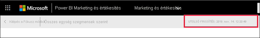 Screenshot showing the last refresh date in wide browser view.