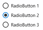 Kontrol tombol radio