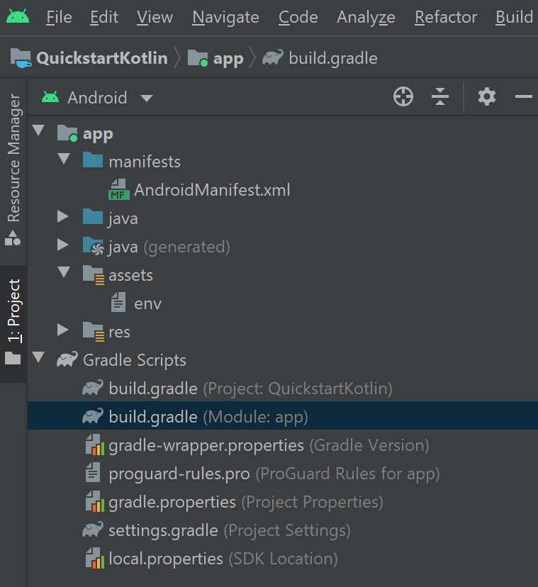 Implementasi App Gradle- Kotlin