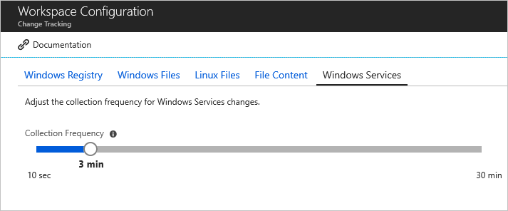 Windows services slider