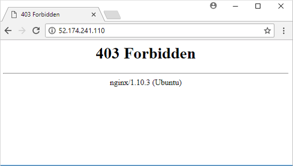 Situs web NGINX tidak memuat halaman default lagi
