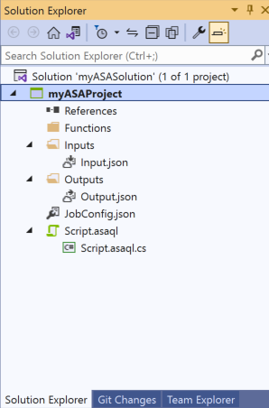 Cuplikan layar memperlihatkan kotak dialog Buat proyek Azure Stream Analytics.