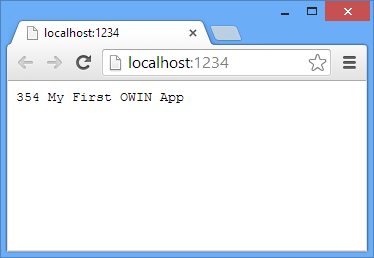 Screenshot dell'applicazione di runtime.