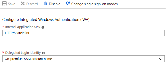 Configurare le autenticazione di Windows integrate per l'accesso Single Sign-On