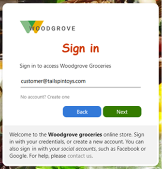 Screenshot del messaggio di posta elettronica con schermate di accesso con password.