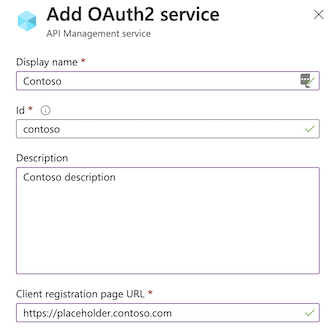 Nuovo server OAuth 2.0