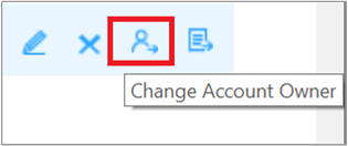 Image showing the Change Account Owner symbol