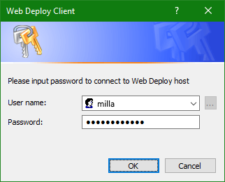 Accesso a WebDeploy