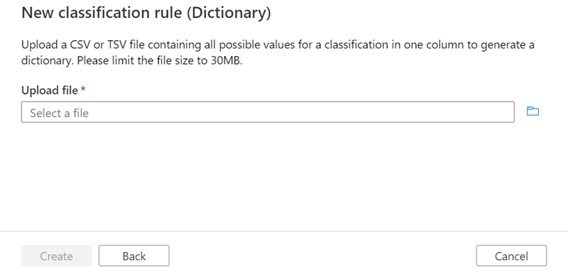 Creare una regola di dizionario