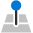 Immagine dell'icona di un simbolo di posizione.