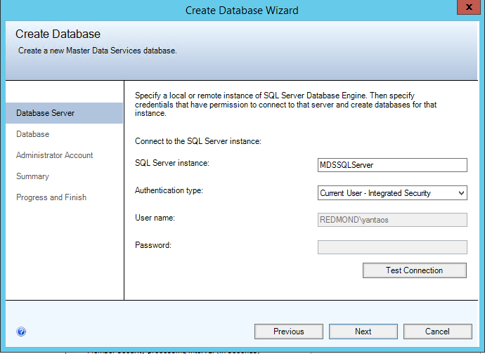 Configure database server with AG listener